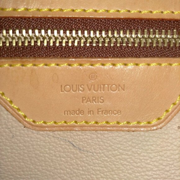 (L4) Authentic Louis Vuitton Tote Bag Bucket GM Brown Monogram Luxury Vintage De - Picture 7 of 9